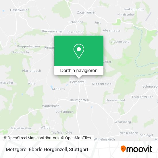 Metzgerei Eberle Horgenzell Karte