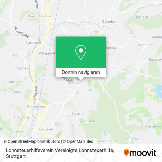 Lohnsteuerhilfeverein Vereinigte Lohnsteuerhilfe Karte