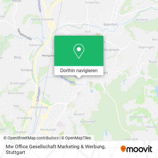 Mw Office Gesellschaft Marketing & Werbung Karte