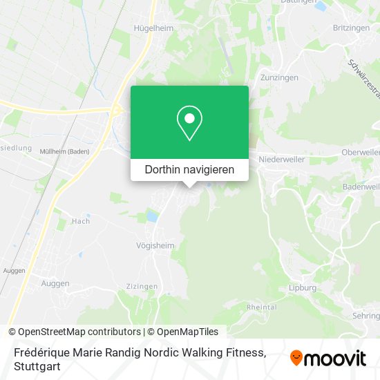 Frédérique Marie Randig Nordic Walking Fitness Karte