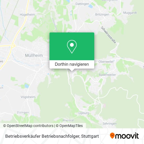 Betriebsverkäufer Betriebsnachfolger Karte