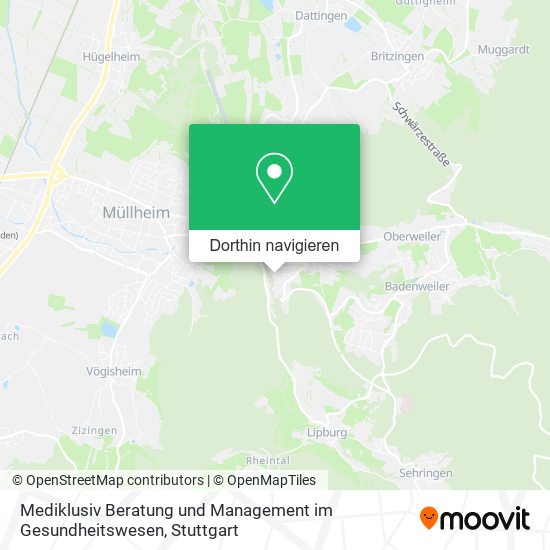 Mediklusiv Beratung und Management im Gesundheitswesen Karte