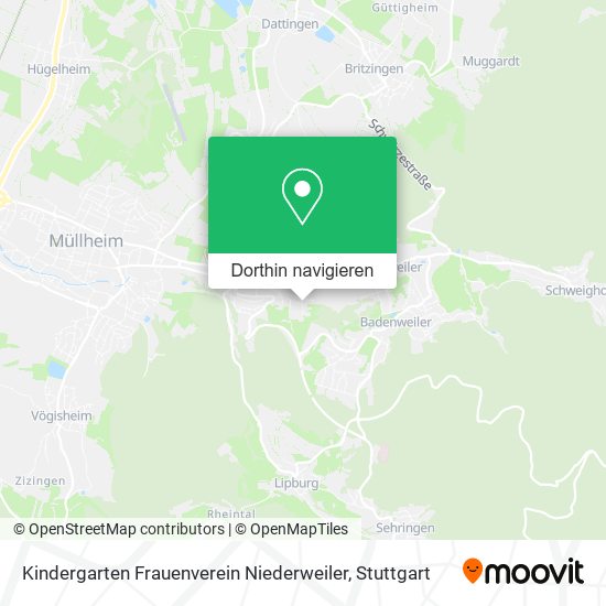 Kindergarten Frauenverein Niederweiler Karte