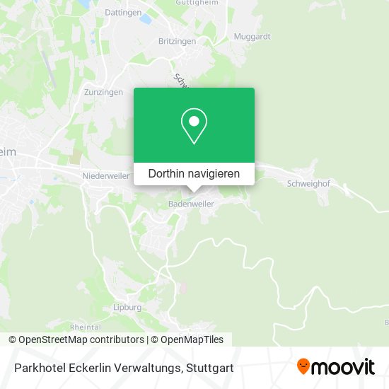 Parkhotel Eckerlin Verwaltungs Karte