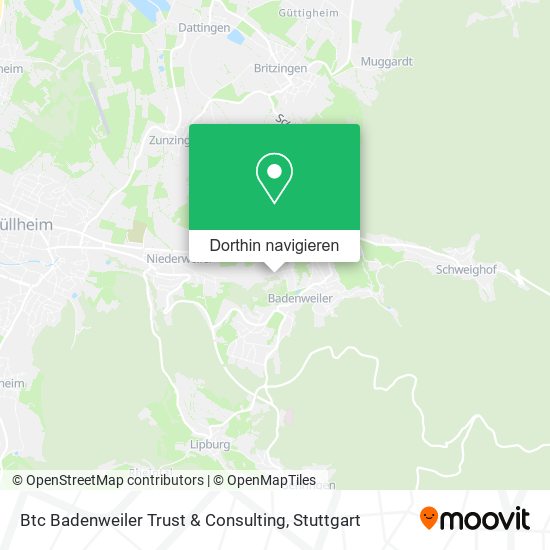 Btc Badenweiler Trust & Consulting Karte