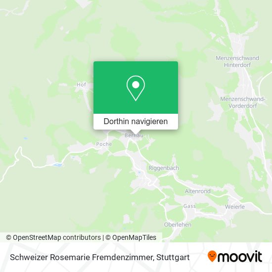 Schweizer Rosemarie Fremdenzimmer Karte