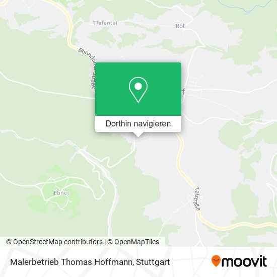 Malerbetrieb Thomas Hoffmann Karte