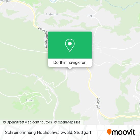 Schreinerinnung Hochschwarzwald Karte