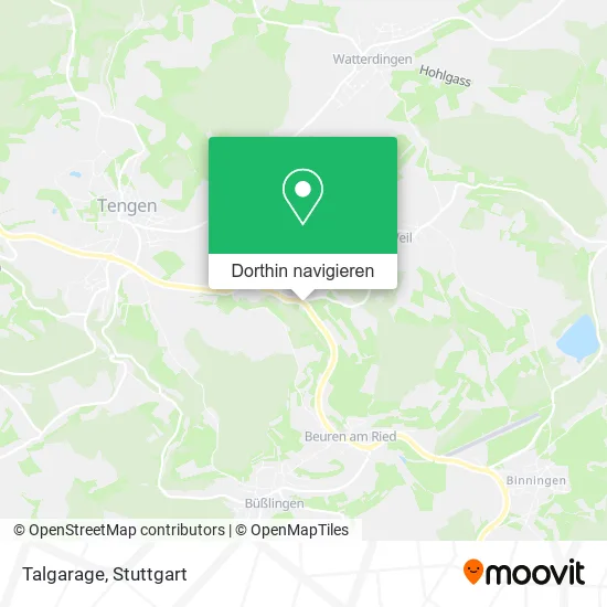 Talgarage Karte
