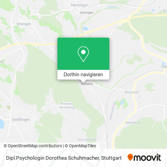 Dipl.Psychologin Dorothea Schuhmacher Karte
