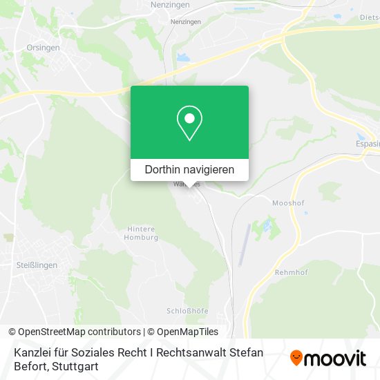 Kanzlei für Soziales Recht I Rechtsanwalt Stefan Befort Karte