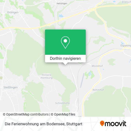Die Ferienwohnung am Bodensee Karte