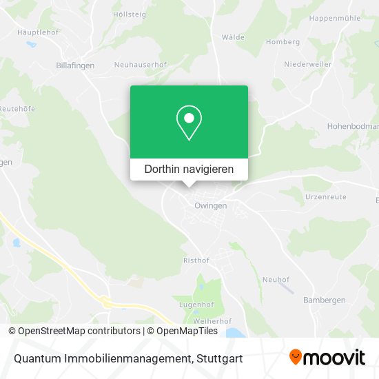Quantum Immobilienmanagement Karte