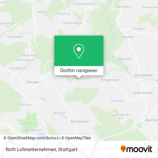 Roth Lohnunternehmen Karte