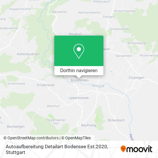 Autoaufbereitung Detailart Bodensee Est.2020 Karte
