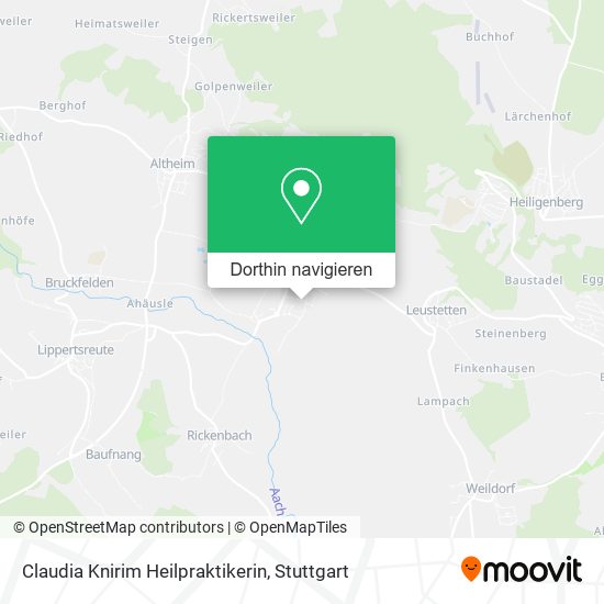 Claudia Knirim Heilpraktikerin Karte