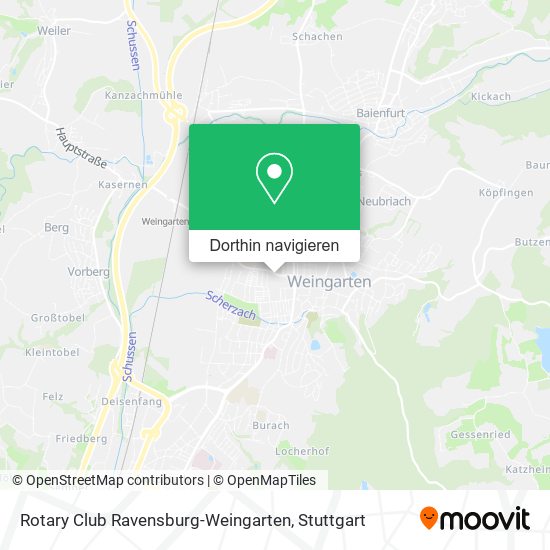 Rotary Club Ravensburg-Weingarten Karte