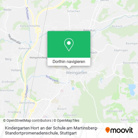 Kindergarten Hort an der Schule am Martinsberg-Standortpromenadenschule Karte