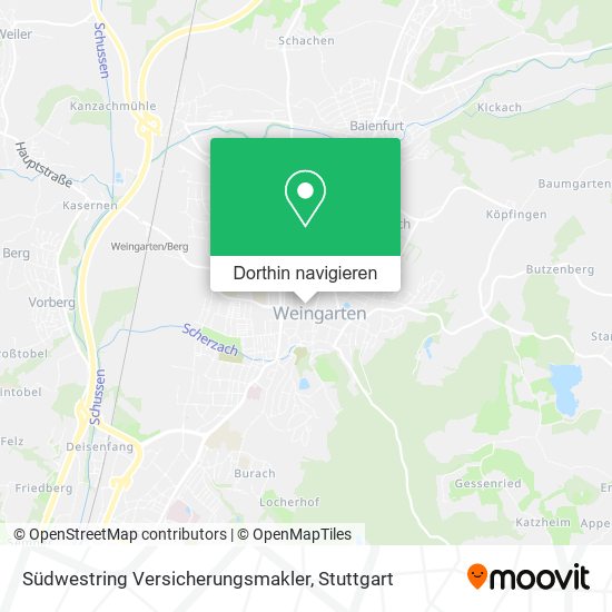 Südwestring Versicherungsmakler Karte