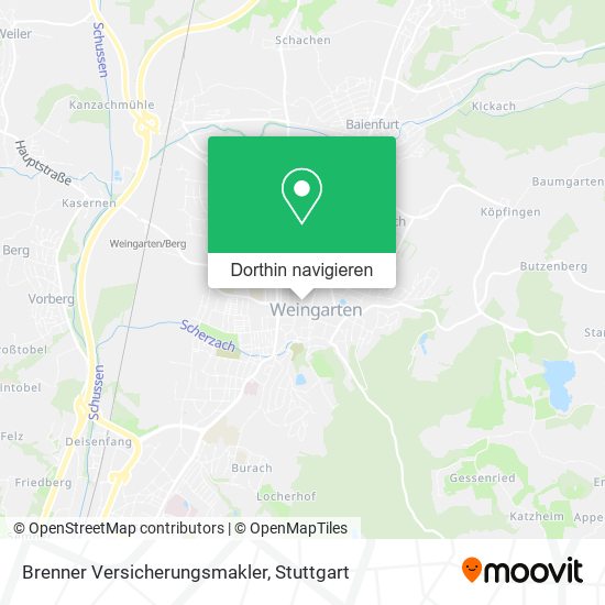 Brenner Versicherungsmakler Karte
