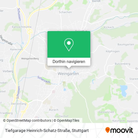 Tiefgarage Heinrich-Schatz-Straße Karte