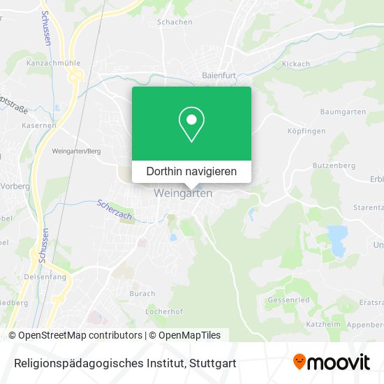 Religionspädagogisches Institut Karte