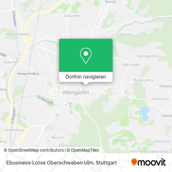 Ebusiness-Lotse Oberschwaben-Ulm Karte