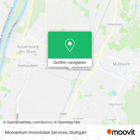 Momentum Immobilien Services Karte