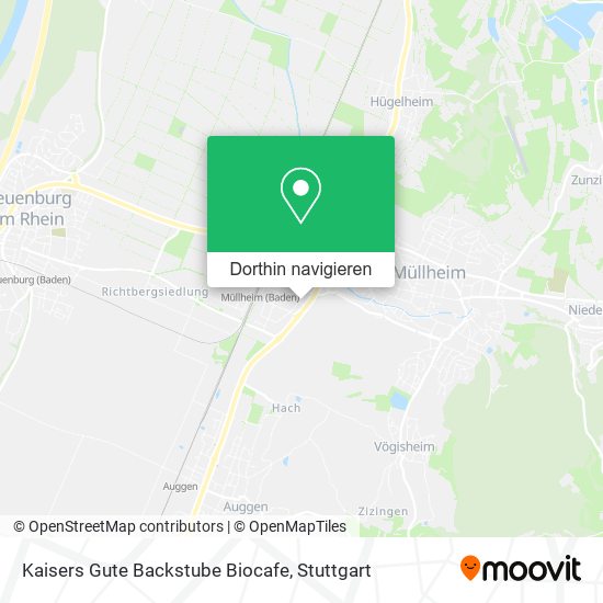 Kaisers Gute Backstube Biocafe Karte