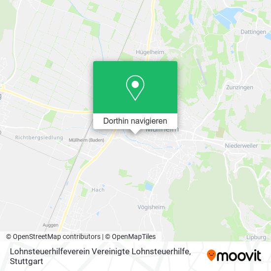 Lohnsteuerhilfeverein Vereinigte Lohnsteuerhilfe Karte