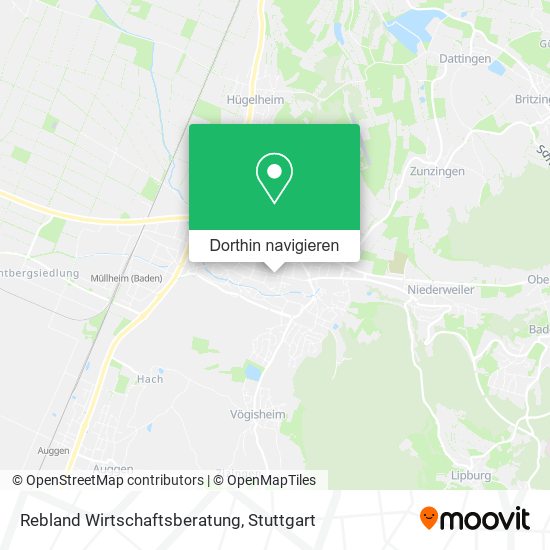 Rebland Wirtschaftsberatung Karte