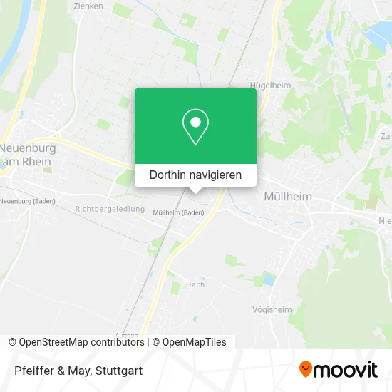 Pfeiffer & May Karte