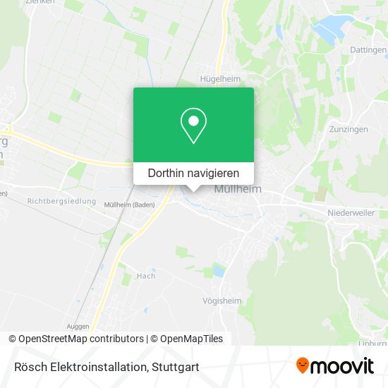 Rösch Elektroinstallation Karte