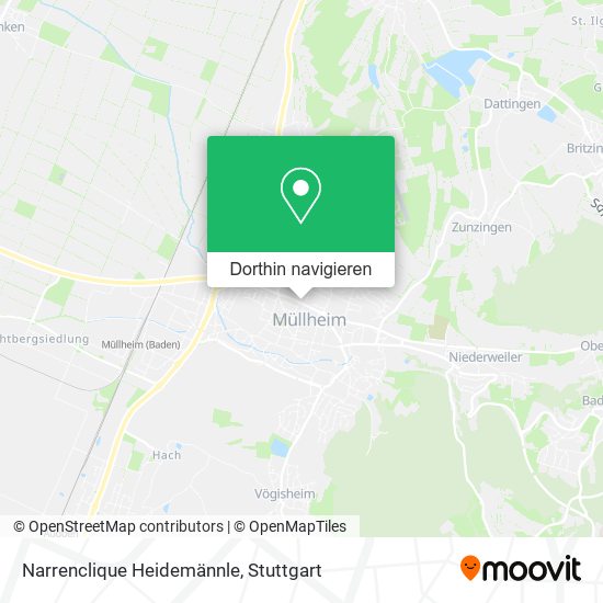 Narrenclique Heidemännle Karte