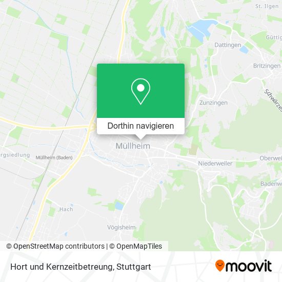 Hort und Kernzeitbetreung Karte
