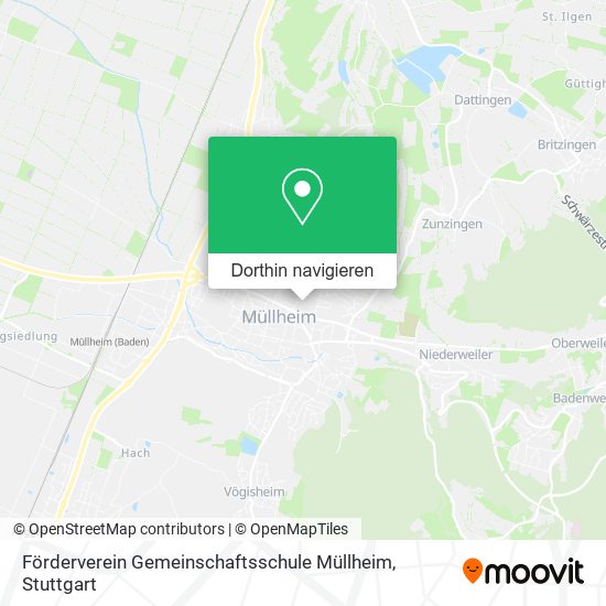 Förderverein Gemeinschaftsschule Müllheim Karte