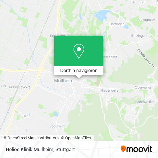 Helios Klinik Müllheim Karte