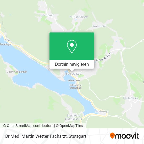 Dr.Med. Martin Wetter Facharzt Karte