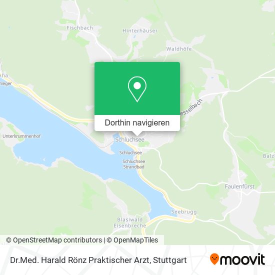 Dr.Med. Harald Rönz Praktischer Arzt Karte