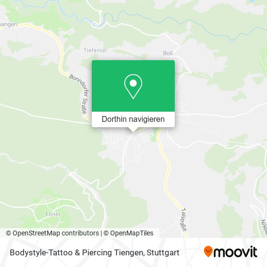 Bodystyle-Tattoo & Piercing Tiengen Karte