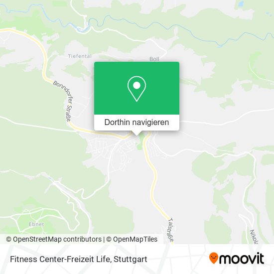 Fitness Center-Freizeit Life Karte