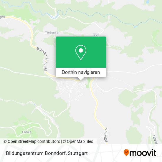 Bildungszentrum Bonndorf Karte