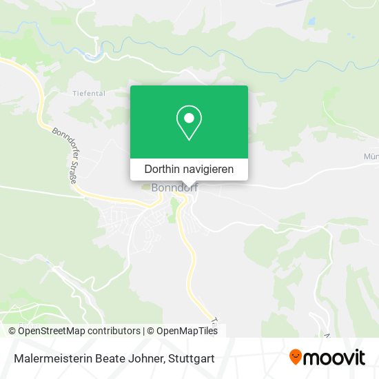 Malermeisterin Beate Johner Karte