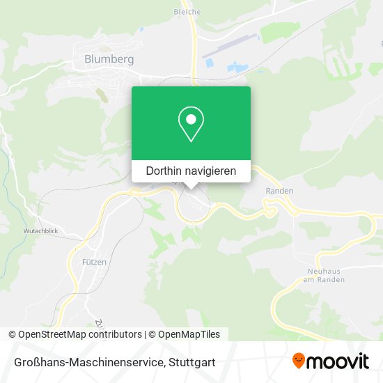 Großhans-Maschinenservice Karte