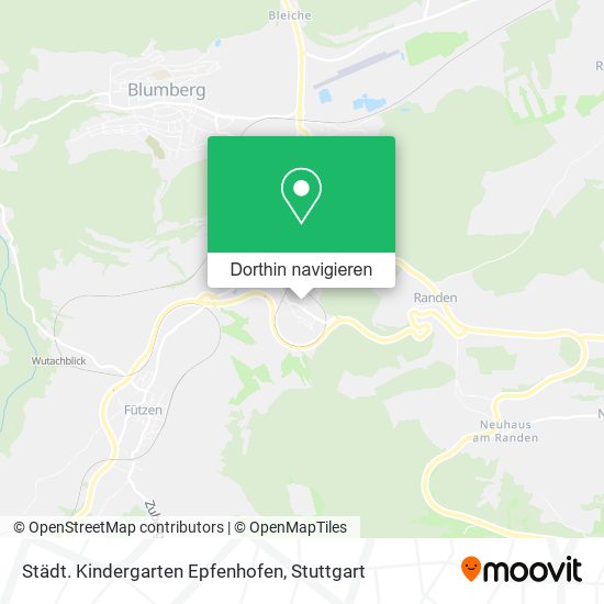 Städt. Kindergarten Epfenhofen Karte