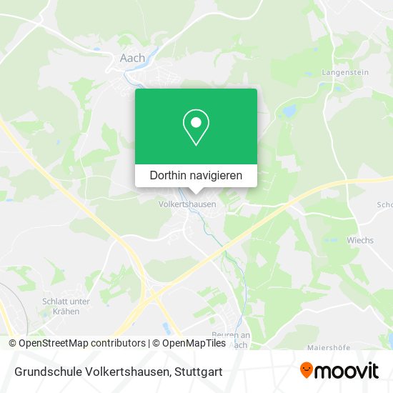 Grundschule Volkertshausen Karte