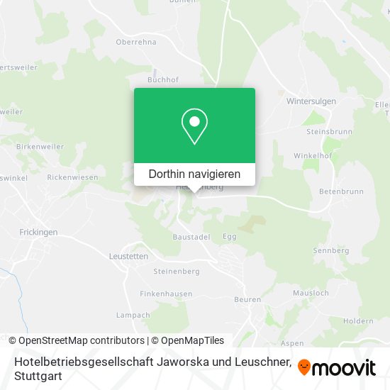 Hotelbetriebsgesellschaft Jaworska und Leuschner Karte