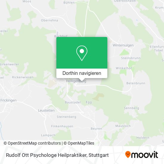 Rudolf Ott Psychologe Heilpraktiker Karte