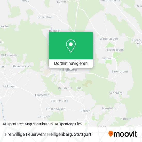 Freiwillige Feuerwehr Heiligenberg Karte