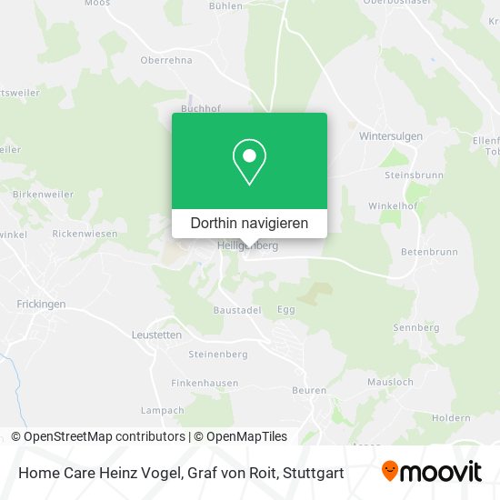 Home Care Heinz Vogel, Graf von Roit Karte